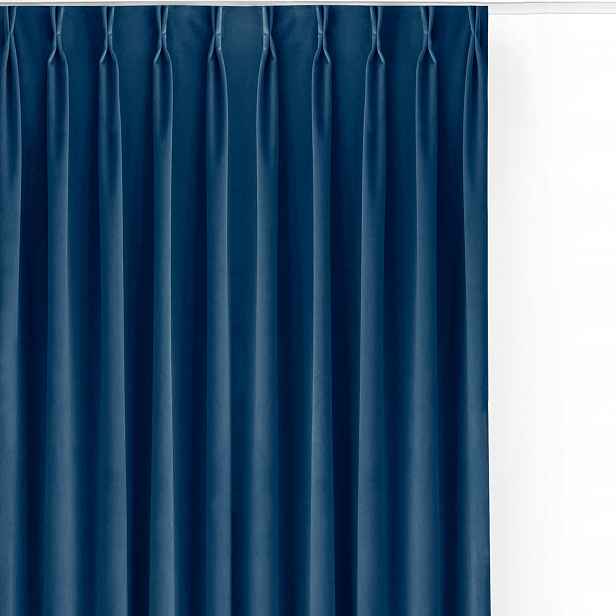 Filumi Matné velurové flexové závěsy do obývacího pokoje Indygo 200x270