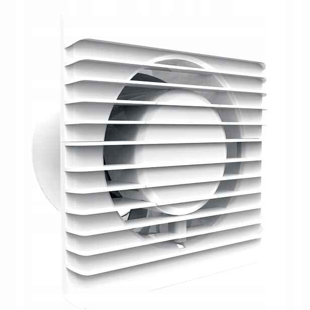 Koupelnový ventilátor tichý 100 mm – senzor vlhkosti
