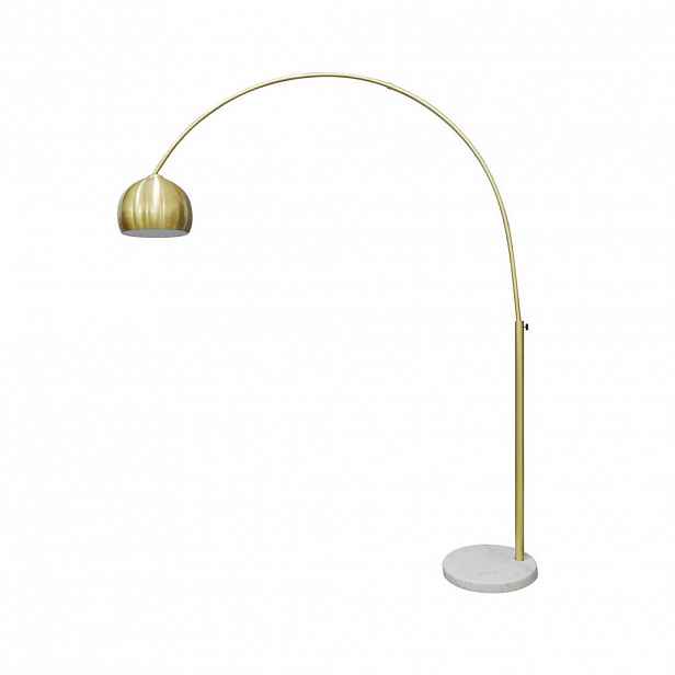 P & B STOJACÍ OBLOUKOVÉ SVÍTIDLO, 165/205/30 cm
