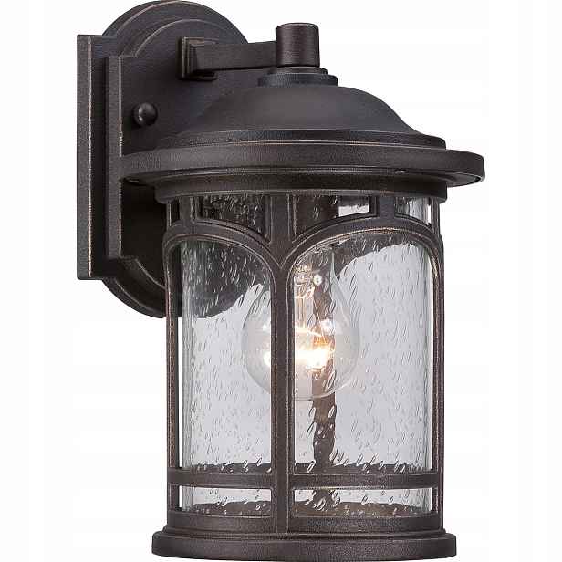 Venkovní nástěnné svítidlo Quoizel Marblehead Palediánský bronz E27 60W