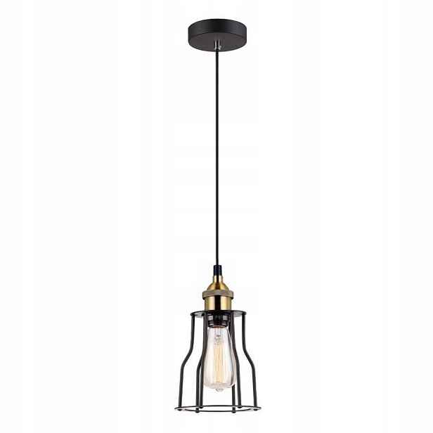 Závěsné svítidlo Moshi Černé E27 Loft Moderní do kanceláře Italux