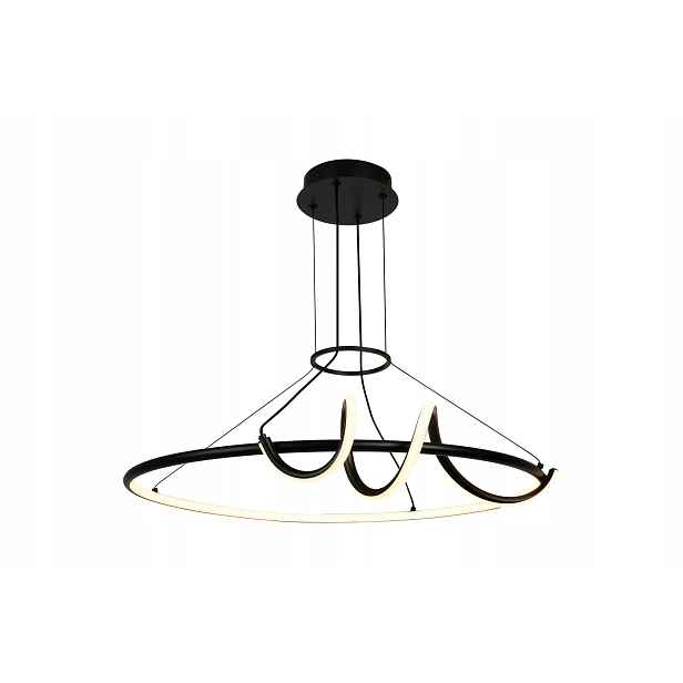 Led lampa Rabalux Menazi 46W Černá Stmívatelná s dálkovým ovládáním