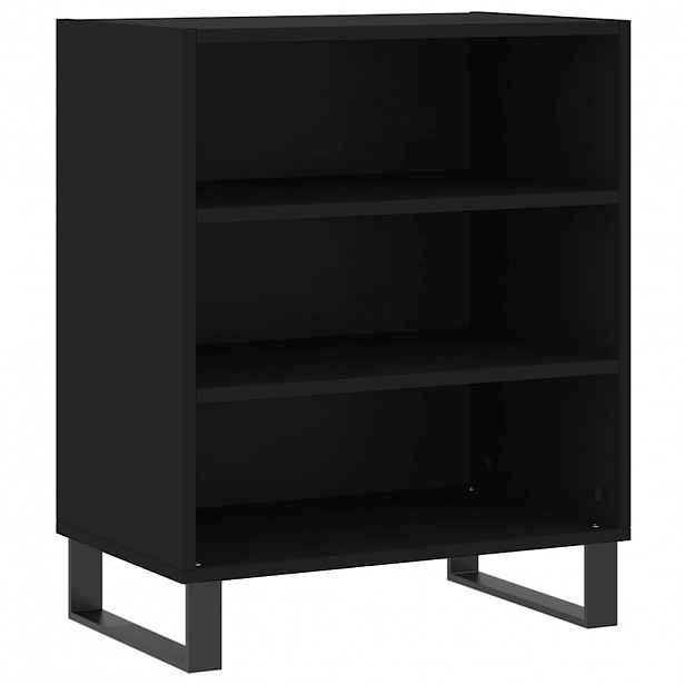 vidaXL Příborník černý 57 x 35 x 70 cm kompozitní dřevo