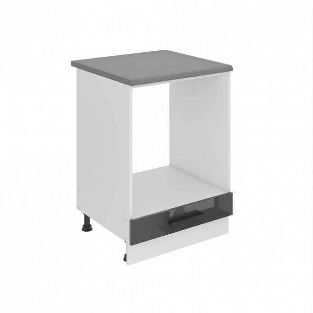 B BELINI GROUP KUCHYŇSKÁ SPODNÍ SKŘÍŇKA 60 cm SDP s pracovní deskou, bez dvířek, Stříbrná