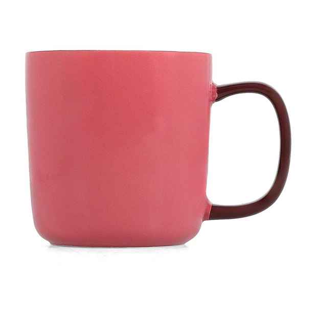 Růžový hrnek z kostního porcelánu 370 ml Mae – ONA