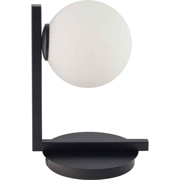 Sigma Lighting Noční lampa černá Andy G9 12W skleněná koule