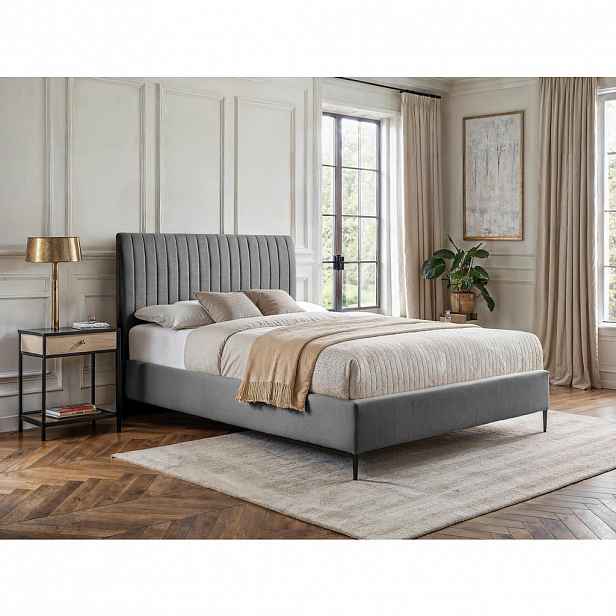 MID.YOU POSTEL BOXSPRING, 120/200 cm, šedá