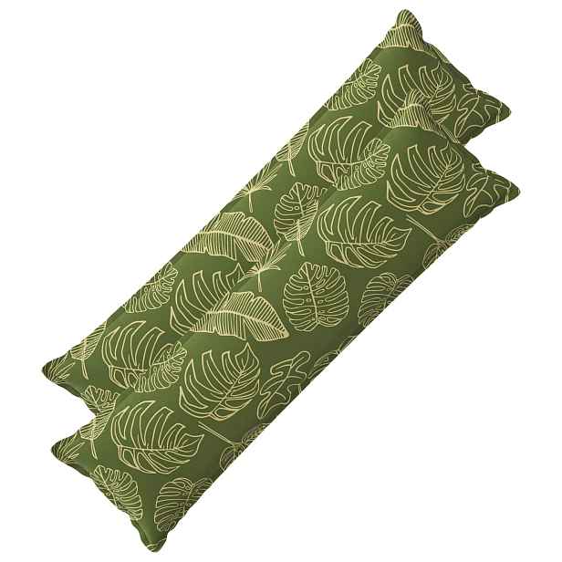 vidaXL Polštář List s polštářem HOUTEN 2 ks Listový design Polyester