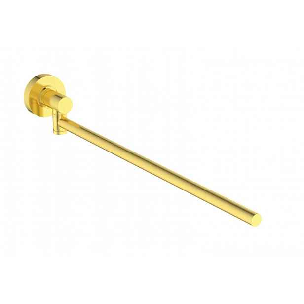 Ideal Standard IOM - Držák ručníku, otočný, délka 37 cm, kartáčované zlato A7651A2