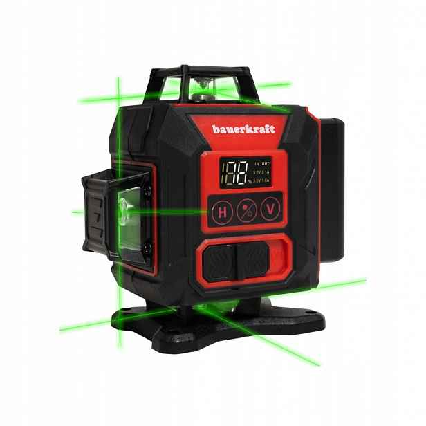 Laserová Vodováha Longwell 532 Nm Zelená IP54 Autonivelace