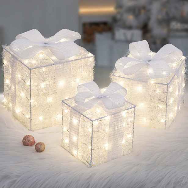 Quntis 3-dílná sada 140 Led jako dárek k Vánocům