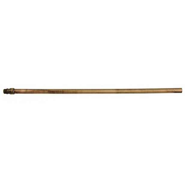 SAPHO - Pevná připojovací trubka 10-M10x1, 30 cm, bronz TUB36