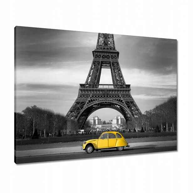Obrazy 80x60 Žlutý Citroen v Paříži
