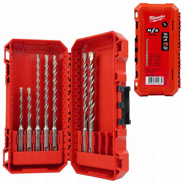 Sada vrtáků do betonu Sds Plus 5-10 mm 7 dílů Milwaukee M2