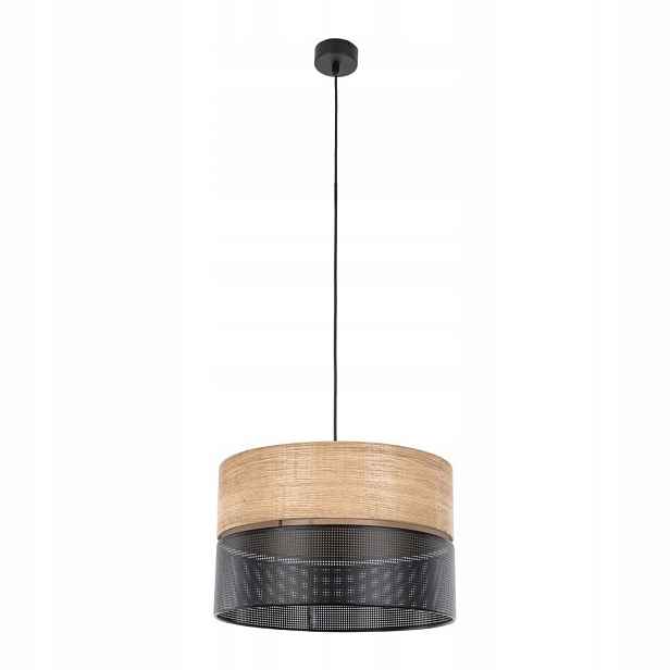 Stropní lustr Závěsné kovové svítidlo Béžová E27 50 cm Obývací pokoj Tk Lighting