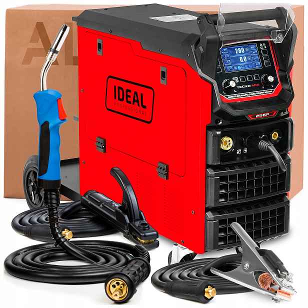 Svařovací Stroj Ideal Tecno Mig 286 Pulse Synergic LCD 400V 280A Mma Lutosvařování
