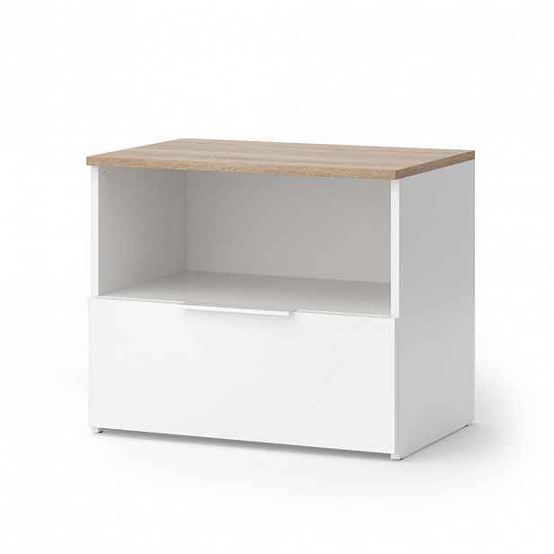 Vicco KREDENC Wido Bílá/Sonoma 60 x 50 cm s klapkou