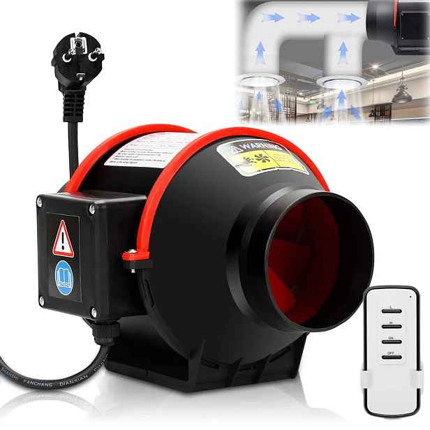 2-pólový odtahový kanálový ventilátor Pilot