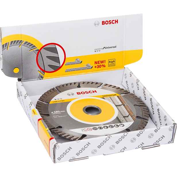 Kotouč DIA Bosch Standard for Uni. 180×22,23×2,4×10 mm 10 ks