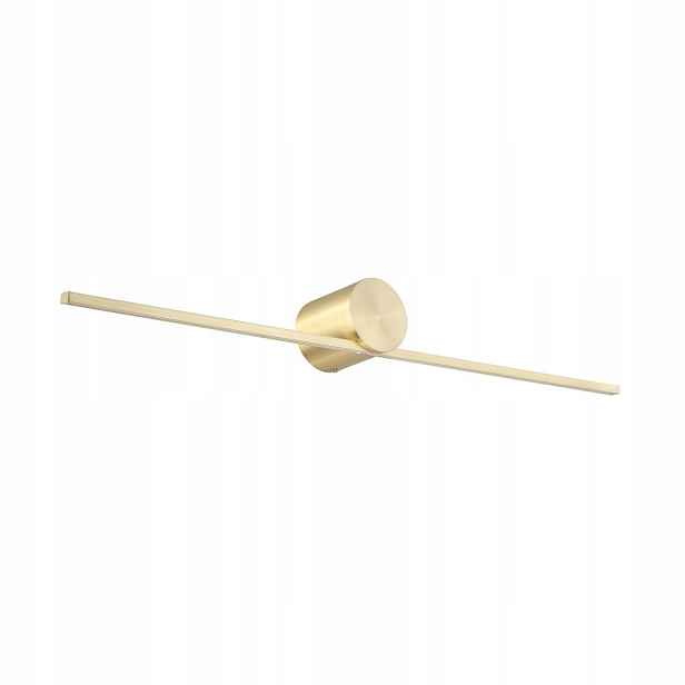 Led nástěnná lampa moderní podlouhlá zlatá lišta do obývacího pokoje 40 cm Zuma Line