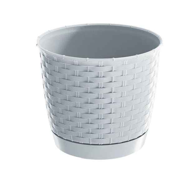 PROSPERPLAST - Květináč Ratolla 29cm bílý