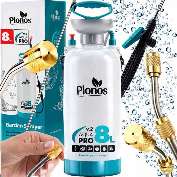 Ruční tlakový postřikovač 8 l Plonos PL-606