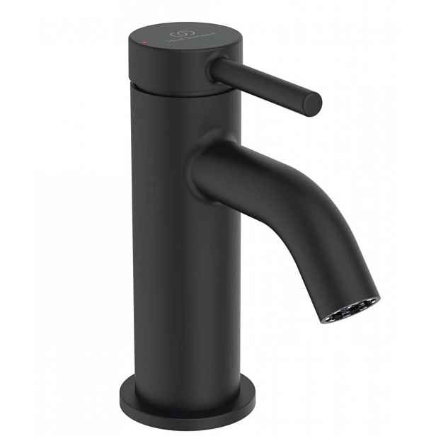 Ideal Standard Ceraline Nuovo - Umyvadlová baterie s výpustí ClickClack, BlueStart, hedvábná černá BD958XG