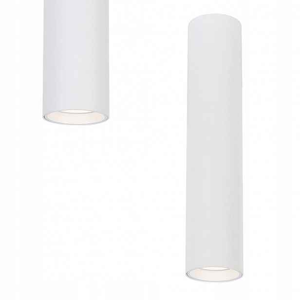 Milagro Bílá hliníková tuba na omítku Genesis White 1xGU10 30 cm ML0388