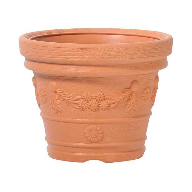 Prosperplast Květináč Decora Ancient oranžový, varianta 35 cm