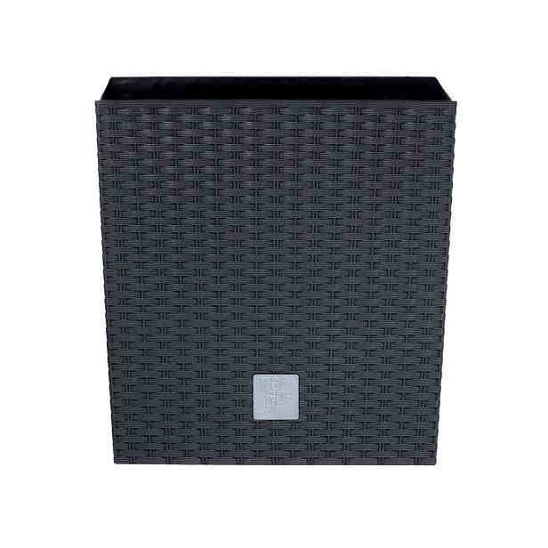 PROSPERPLAST - Kvetináč RatoLOW 26,5cm antracit