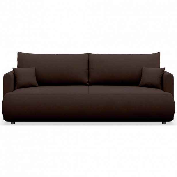 Selsey ROZKLÁDACÍ POHOVKA Ovo Mini hnědá žinylka Easy Clean