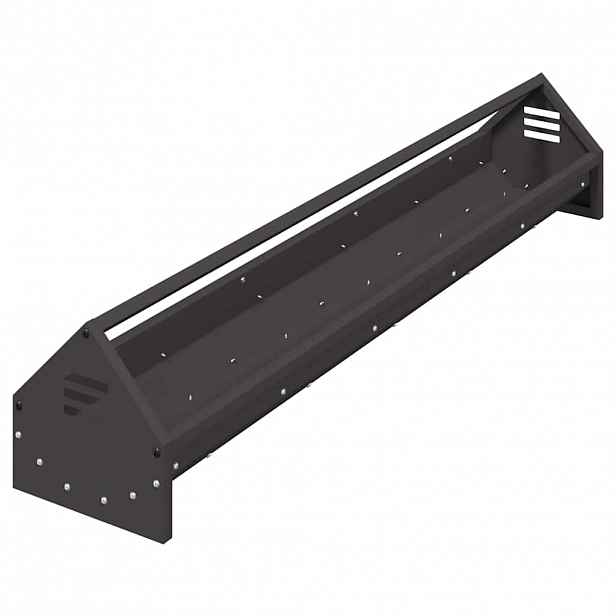 vidaXL Krmný žlab pro kuře Černá 108 x 20,5 x 20 cm 5 kg