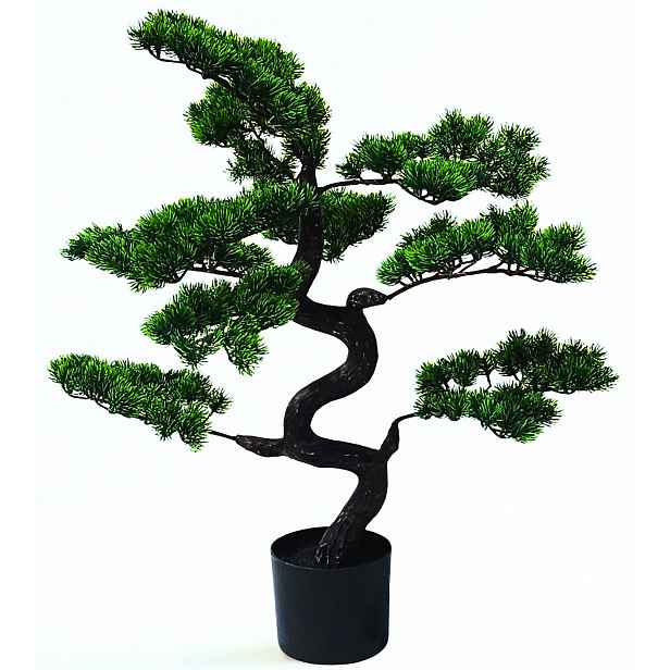 Umělý stromek bonsai 60 CM, tvarovaný hrnkový Strom