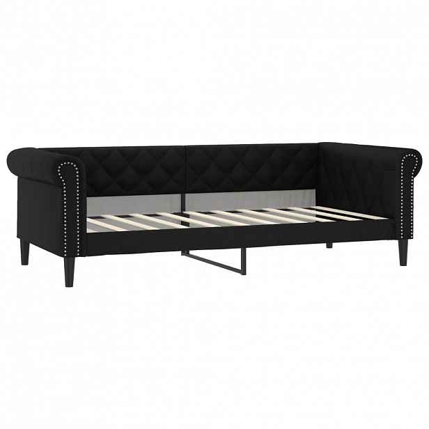 vidaXL Válenda černá 90 x 190 cm umělá kůže