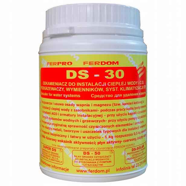 DS-30 Ferdom účinný a bezpečný odvápňovač pro vodní instalace 1 kg