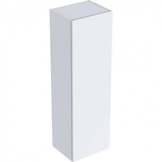 Geberit Smyle Square - Skříňka vysoká 118x36 cm, lesklá bílá 500.361.00.1