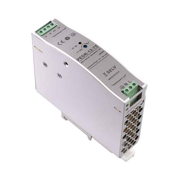 LED zdroj 12V 75W PEDR-12-75 DIN lišta