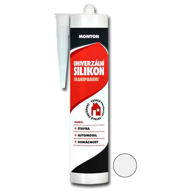Tmel silikonový Soudal Monton bílý 310 ml