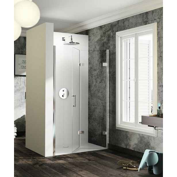 Sprchové dveře 80x200 cm pravá Huppe Solva pure chrom lesklý ST4403.092.322