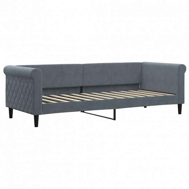 vidaXL Válenda tmavě šedá 80 x 200 cm samet