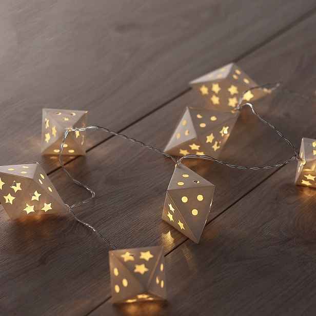 Dekorativní svítící girlanda DecoKing Triangles