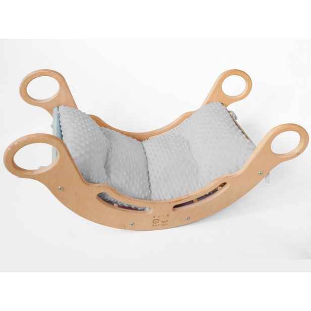 ELIS DESIGN Potah na Montessori houpačku 5in1 - minky barva: šedá