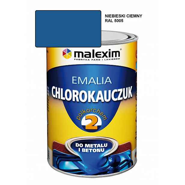 Smaltovaný chlorkaučuk 5L Modrý Tmavý 5005