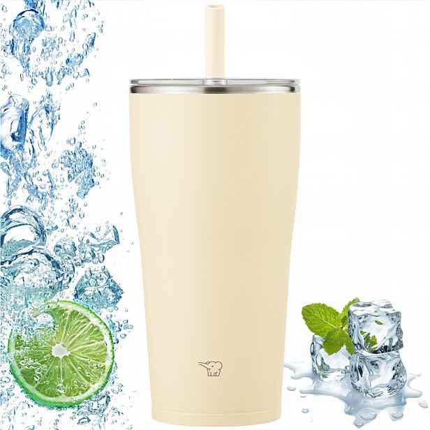 Termohrnek s brčkem do auta Zojirushi SX-HA72H-CM 720 ml Béžový