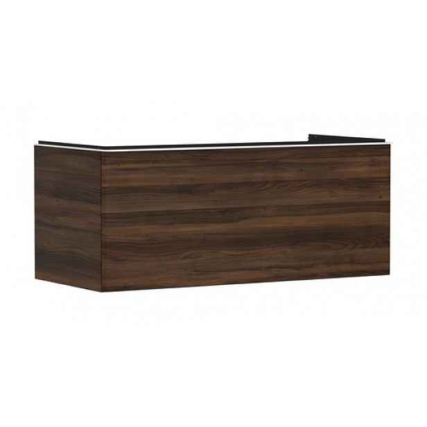 Skříňka pod umyvadlo pod desku Hansgrohe Xelu Q 118x49,5x55 cm tmavý ořech 54065700