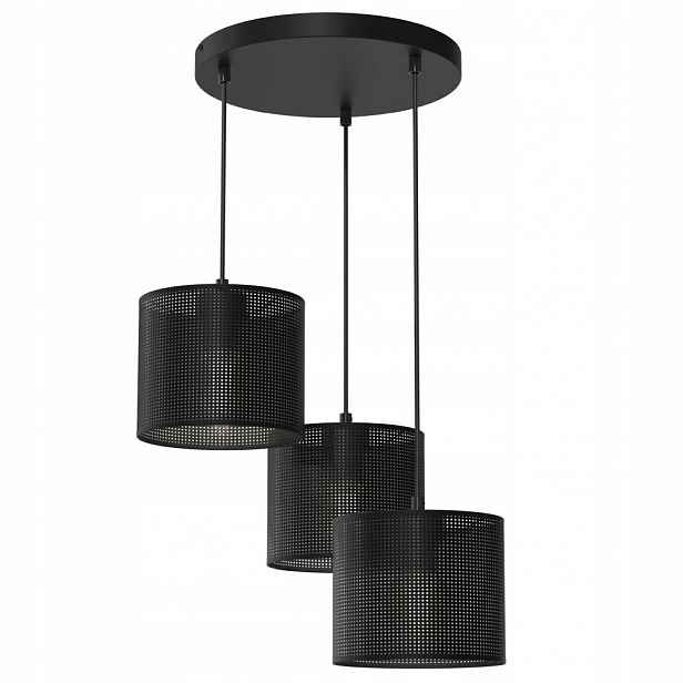 Trojitá závěsná prolamovaná lampa na kruhu Loft Shade 5240 Luminex