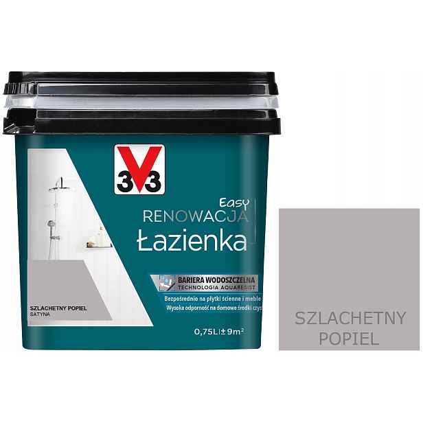 V33 Barva Renovace keramických dlaždic Ušlechtilý Popel 750 ml