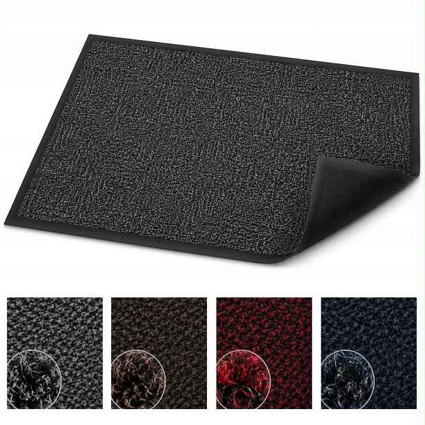 Vnitřní rohožka do domu 85x60 cm, vstupní textilní materiál