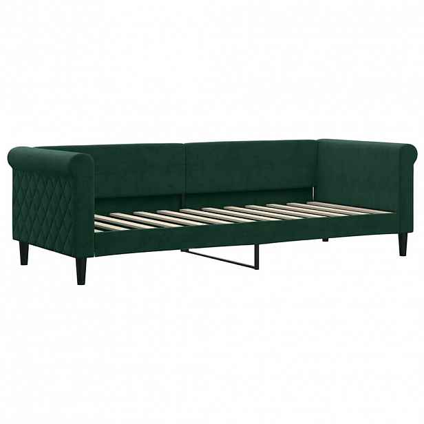 vidaXL Válenda tmavě zelená 80 x 200 cm samet