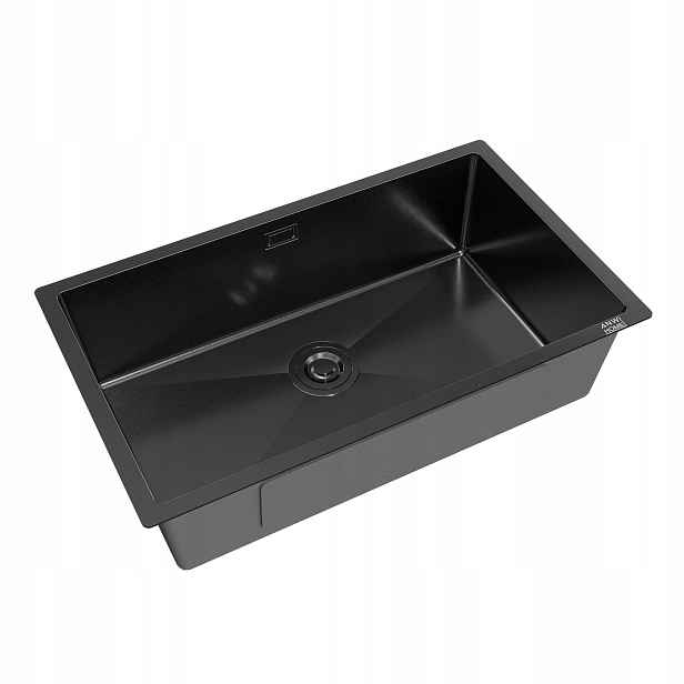Kuchyňský Dřez 74X44X22 CM Ocel 304 Závěsný Se Sifonem